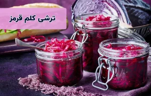 طرز تهیه ترشی کلم قرمز