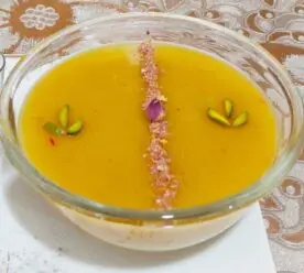 طرز تهیه کاچی زعفرانی