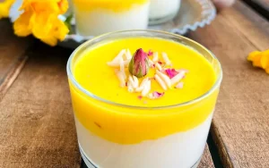 طرز تهیه فرنی با نشاسته ذرت