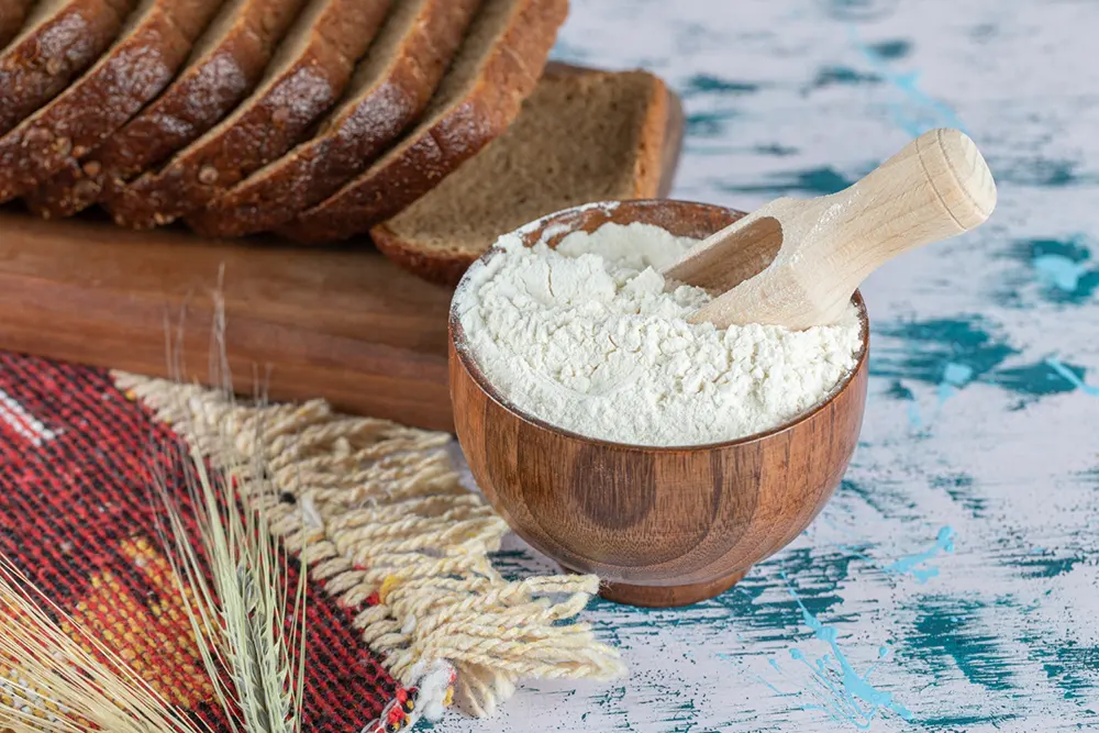 تفاوت گلوتن بین انواع آرد ها